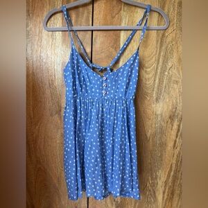 Colores Blue Star Print Top